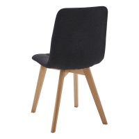 Jídelní set s 4 židlemi Deneb, 140x80x75cm, masiv, dub ASE-1040