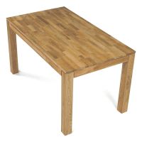 Jídelní set s 4 židlemi Deneb, 140x80x75cm, masiv, dub ASE-1040