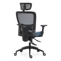 Kancelářská židle, asynchronní mechanismus, černá síťovina KA-H2491