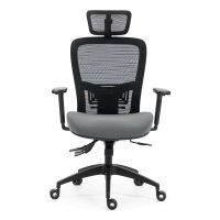 Kancelářská židle, asynchronní mechanismus, černá síťovina KA-H2491