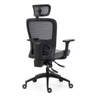 Kancelářská židle, asynchronní mechanismus, černá síťovina KA-H2491