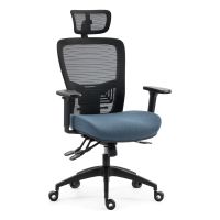 Kancelářská židle, asynchronní mechanismus, černá síťovina KA-H2491