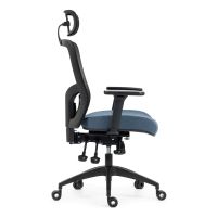 Kancelářská židle, asynchronní mechanismus, černá síťovina KA-H2491
