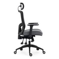 Kancelářská židle, asynchronní mechanismus, černá síťovina KA-H2491