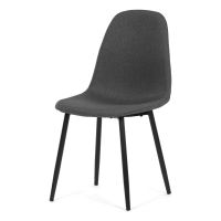Jídelní set s 4 židlemi Canopus, 140x80x76cm, mdf, šedý dub ASE-1048