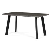 Jídelní set s 4 židlemi Canopus, 140x80x76cm, mdf, šedý dub ASE-1048