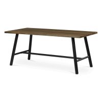 Jídelní set s 4 židlemi Antares, 180x90x76cm, dýha, ořech ASE-1045