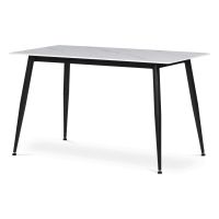 Jídelní set s 4 židlemi Capella, 130x70x76cm, keramika, dekor mramor ASE-1049