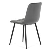 Jídelní set s 4 židlemi Capella, 130x70x76cm, keramika, dekor mramor ASE-1049