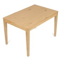 Jídelní stůl rozkládací 120-180x80 cm, masiv, dub DS-F5618