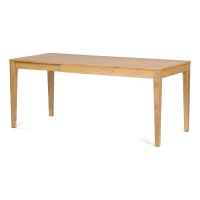 Jídelní stůl rozkládací 120-180x80 cm, masiv, dub DS-F5618