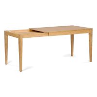 Jídelní stůl rozkládací 120-180x80 cm, masiv, dub DS-F5618
