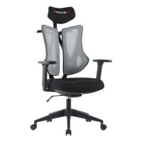 Kancelářská židle E-racer, synchronní mechanismus, černá síťovina KA-H3246