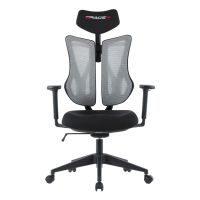 Kancelářská židle E-racer, synchronní mechanismus, černá síťovina KA-H3246