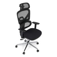 Kancelářská židle, synchronní mechanismus, černá síťovina KA-Q8303