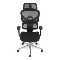 Kancelářská židle, synchronní mechanismus, černá síťovina KA-Q8303