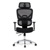 Kancelářská židle, synchronní mechanismus, černá síťovina KA-Q8303