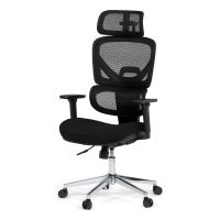 Kancelářská židle, synchronní mechanismus, černá síťovina KA-Q8303