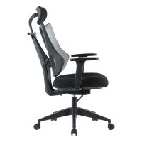 Kancelářská židle, synchronní mechanismus, černá síťovina KA-H3245