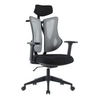 Kancelářská židle, synchronní mechanismus, černá síťovina KA-H3245