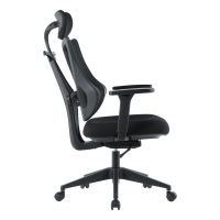 Kancelářská židle, synchronní mechanismus, černá síťovina KA-H3245