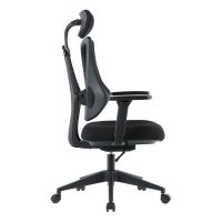 Kancelářská židle, synchronní mechanismus, černá síťovina KA-H3245